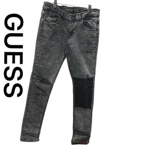 GUESS boys skinny fit black and white jeans size 16 GUC.